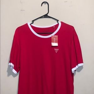 Red Guess Shirt Size M